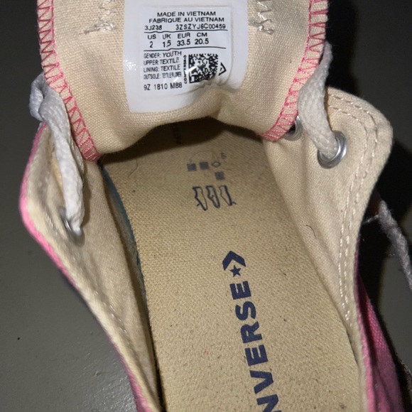 PINK CONVERSE ALL STAR size US2 - Picture 6 of 6